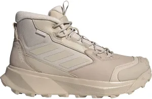 adidas Mens Terrex Mid Leather Winter Hiking Hiking Sneakers Shoes - Beige - Size 11.5 M