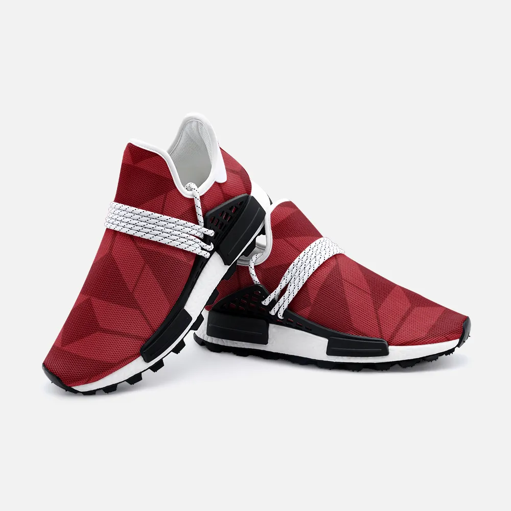 Aztec Red pattern  Unisex Lightweight Sneaker S-1 Boost