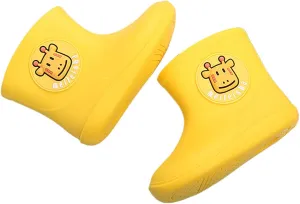Baby Boys Girls Rain Shoes Boots Toddler Little Kid Cartoon Rubber Waterproof Rain Shoes Rain Boots