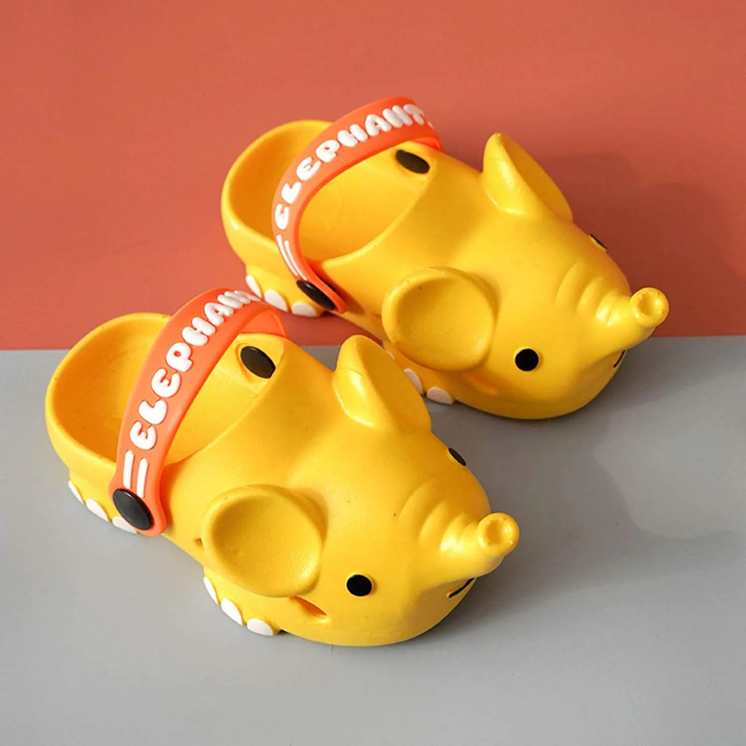 Baby House Slippers Toddler Elephant Non-Slip Girls Cartoon Kids Boys Shoes Animal Girls Dress Sandals Size 11
