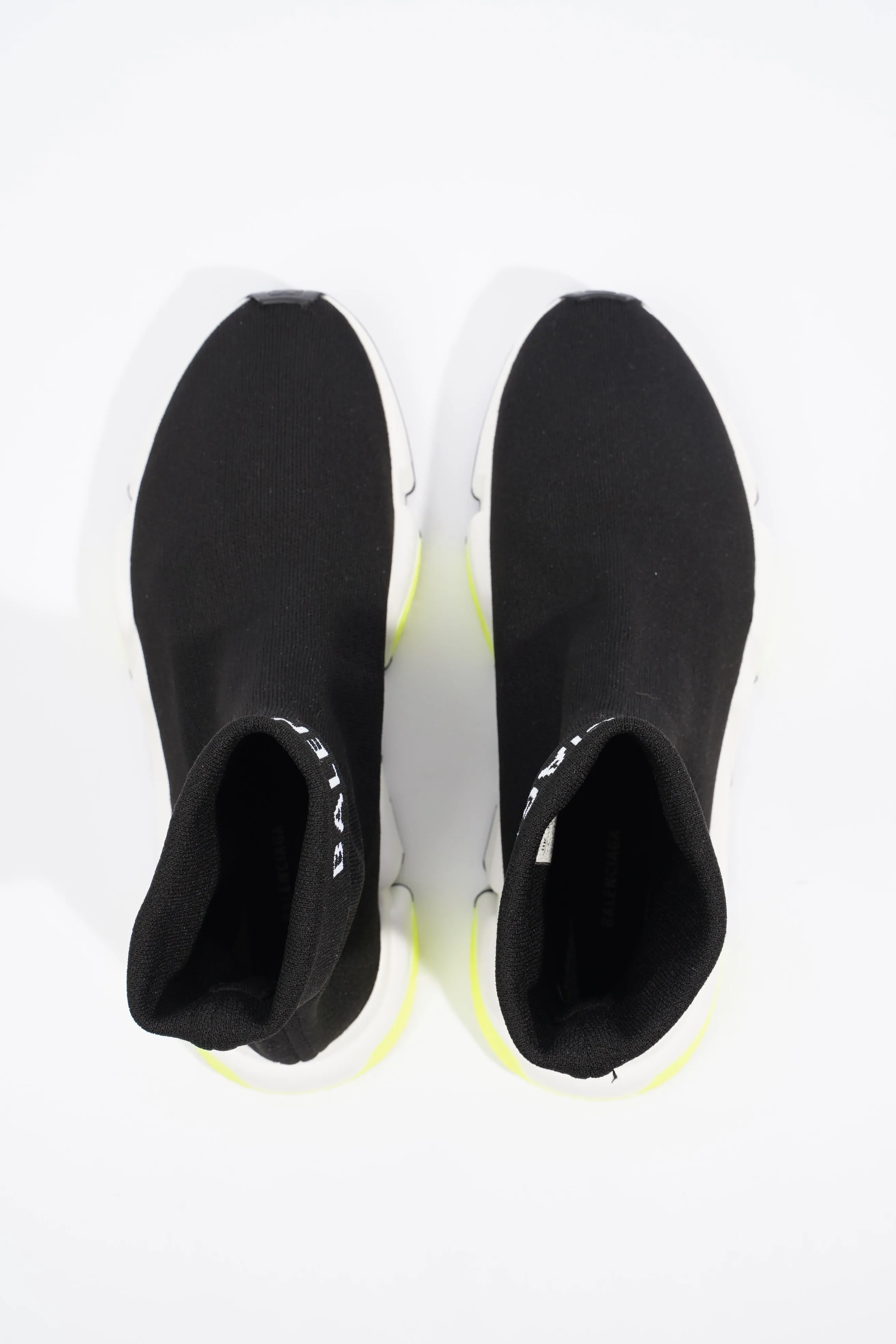 Balenciaga Mens Speed Black / White / Yellow EU 41 / UK 7