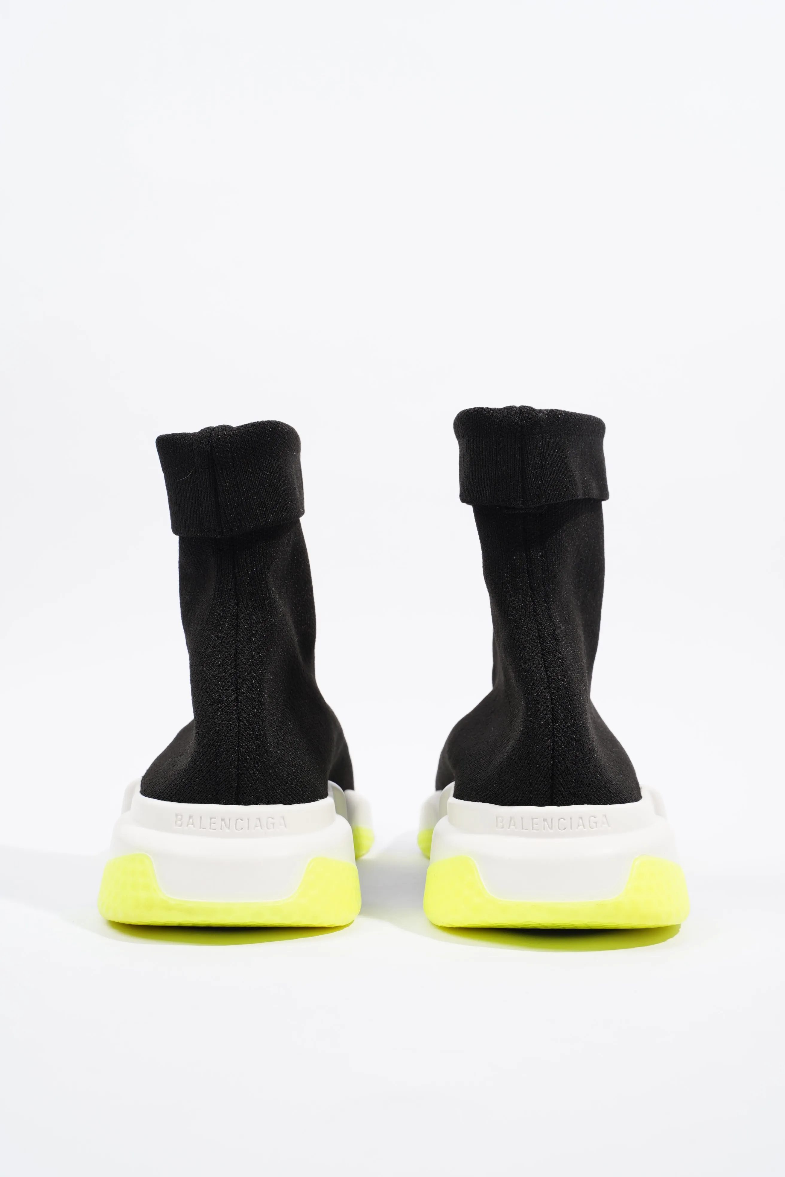 Balenciaga Mens Speed Black / White / Yellow EU 41 / UK 7
