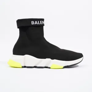 Balenciaga Mens Speed Black / White / Yellow EU 41 / UK 7
