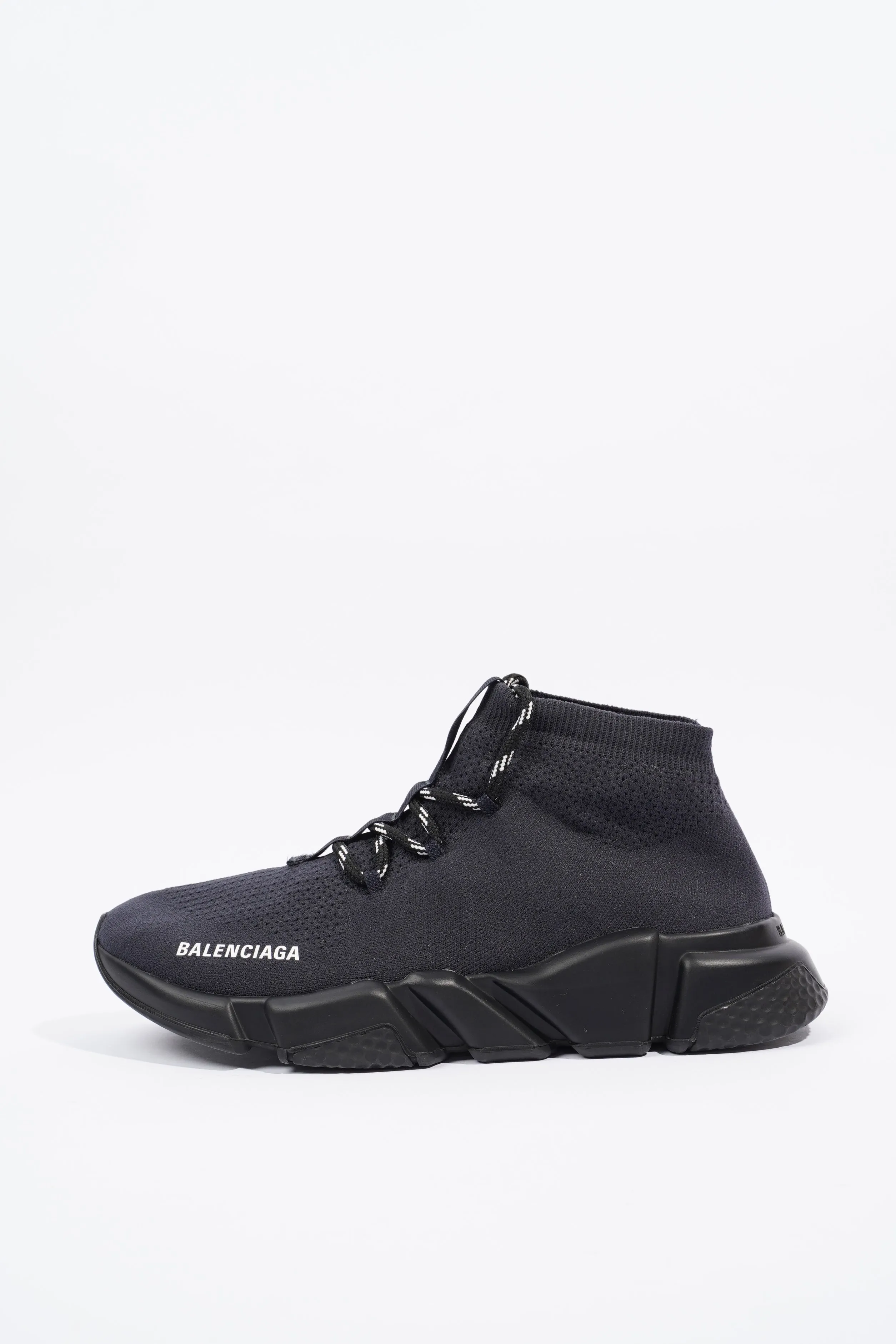 Balenciaga Mens Speed Lace Up Navy / Black EU 41 / UK 7