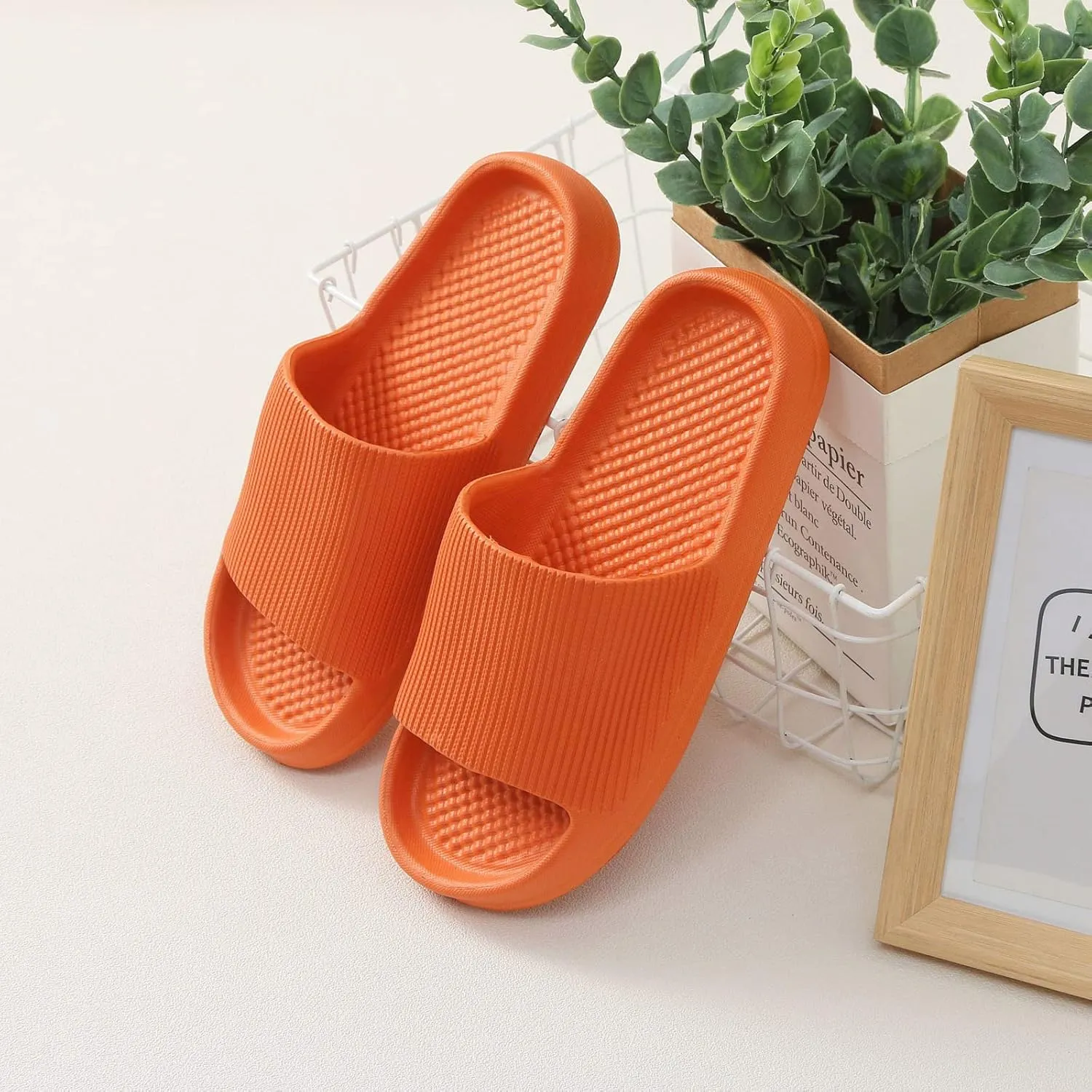 Bath Slippers Men's Shower Shoes Shower Sandals Slippers for Men Travel Sandals Women Indoor Slipper for Gym Soft Sole