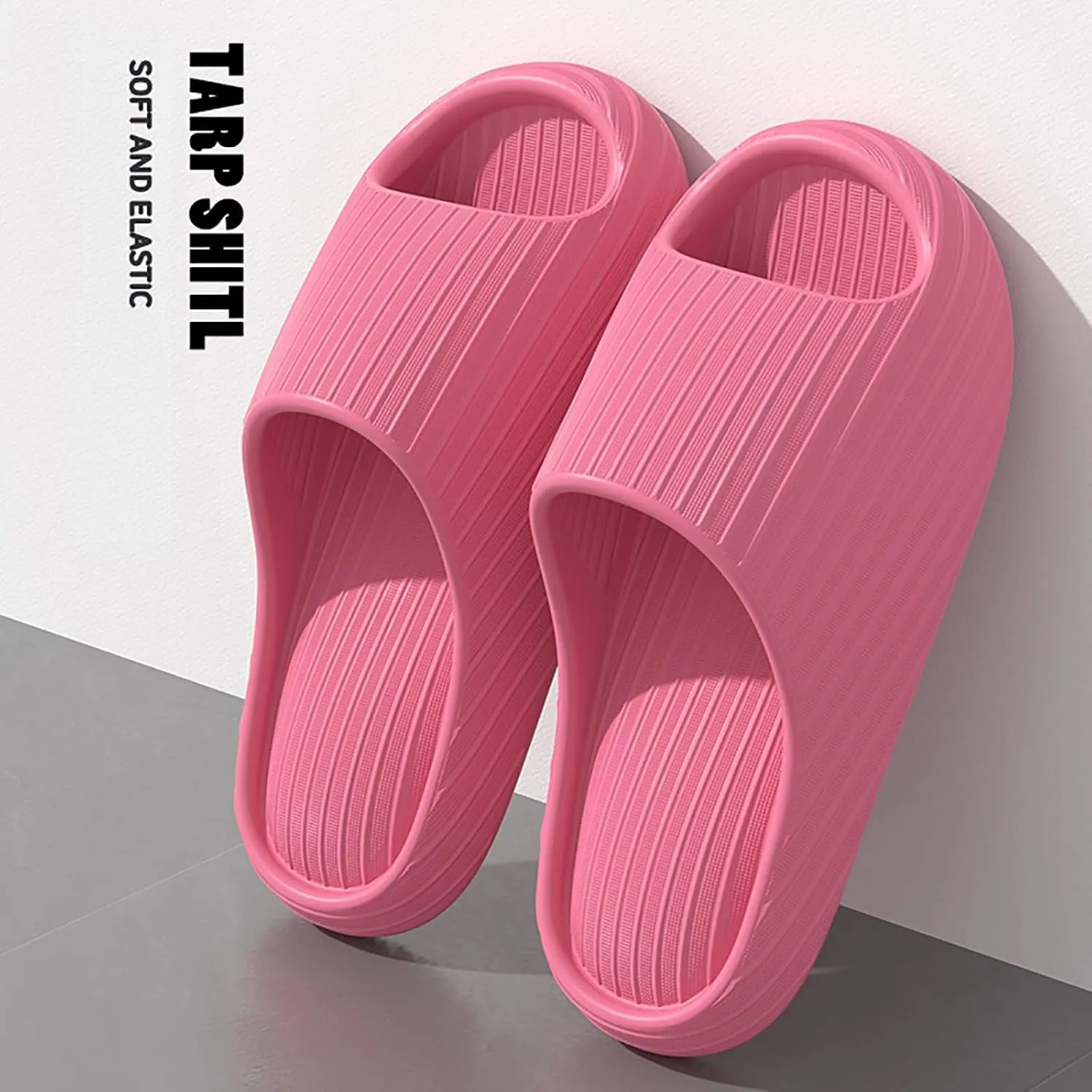 Bathroom Slippers Men Slides for Women Mens Shower Shoes Shower Shoes Women Soft Sole Ultra Comfort Quick Drying Slippers