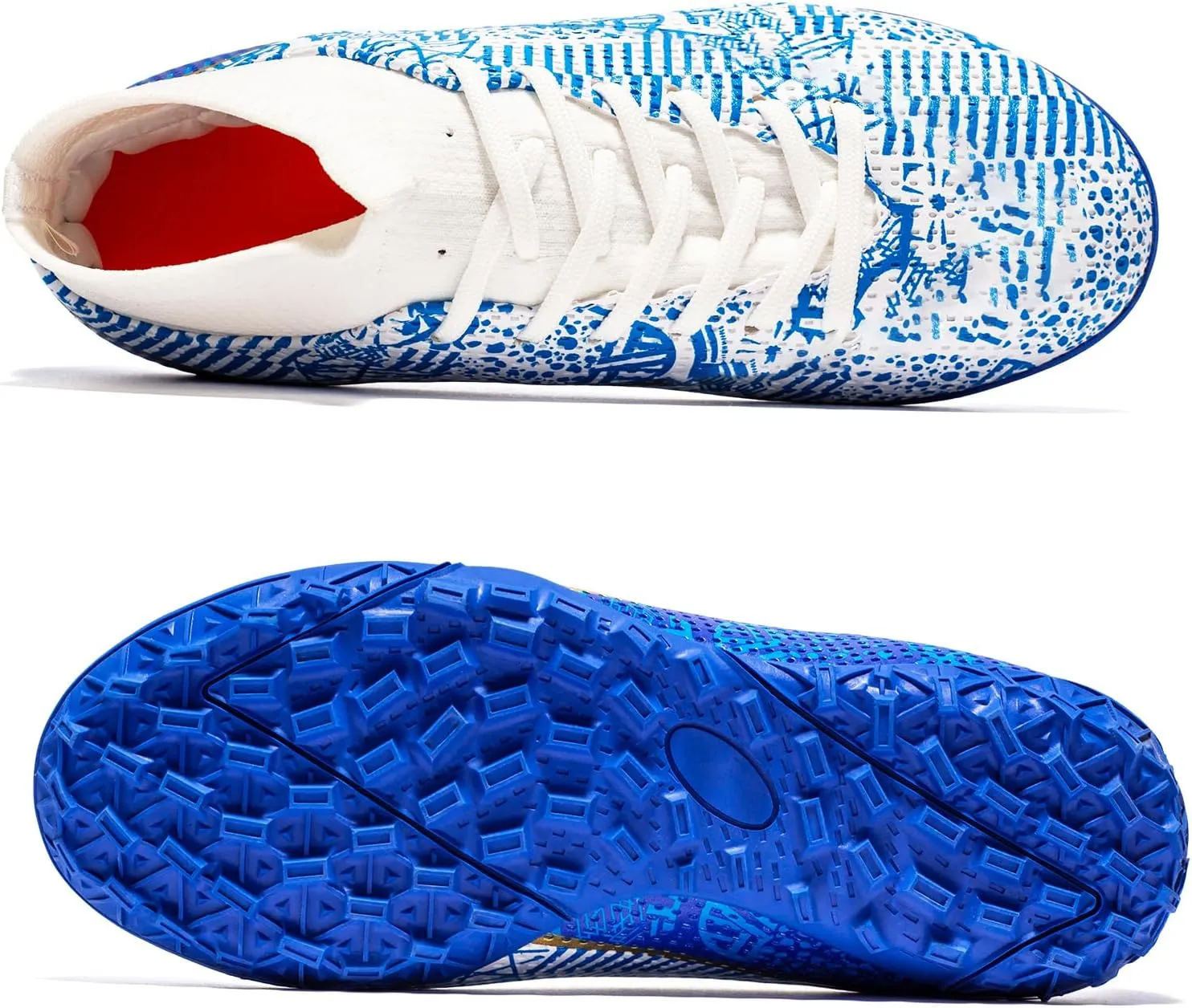 Boys Girls Indoor Turf Soccer Shoes Slip on Soccer Cleats