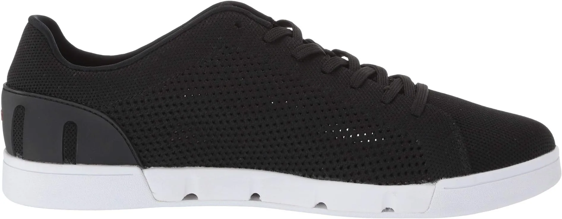 Breeze Tennis Knit Sneakers SWIMS, Black/White