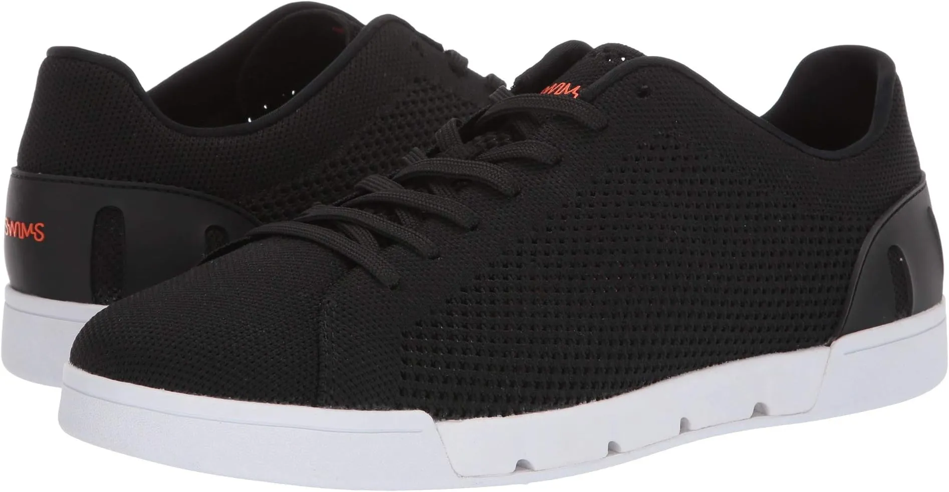 Breeze Tennis Knit Sneakers SWIMS, Black/White