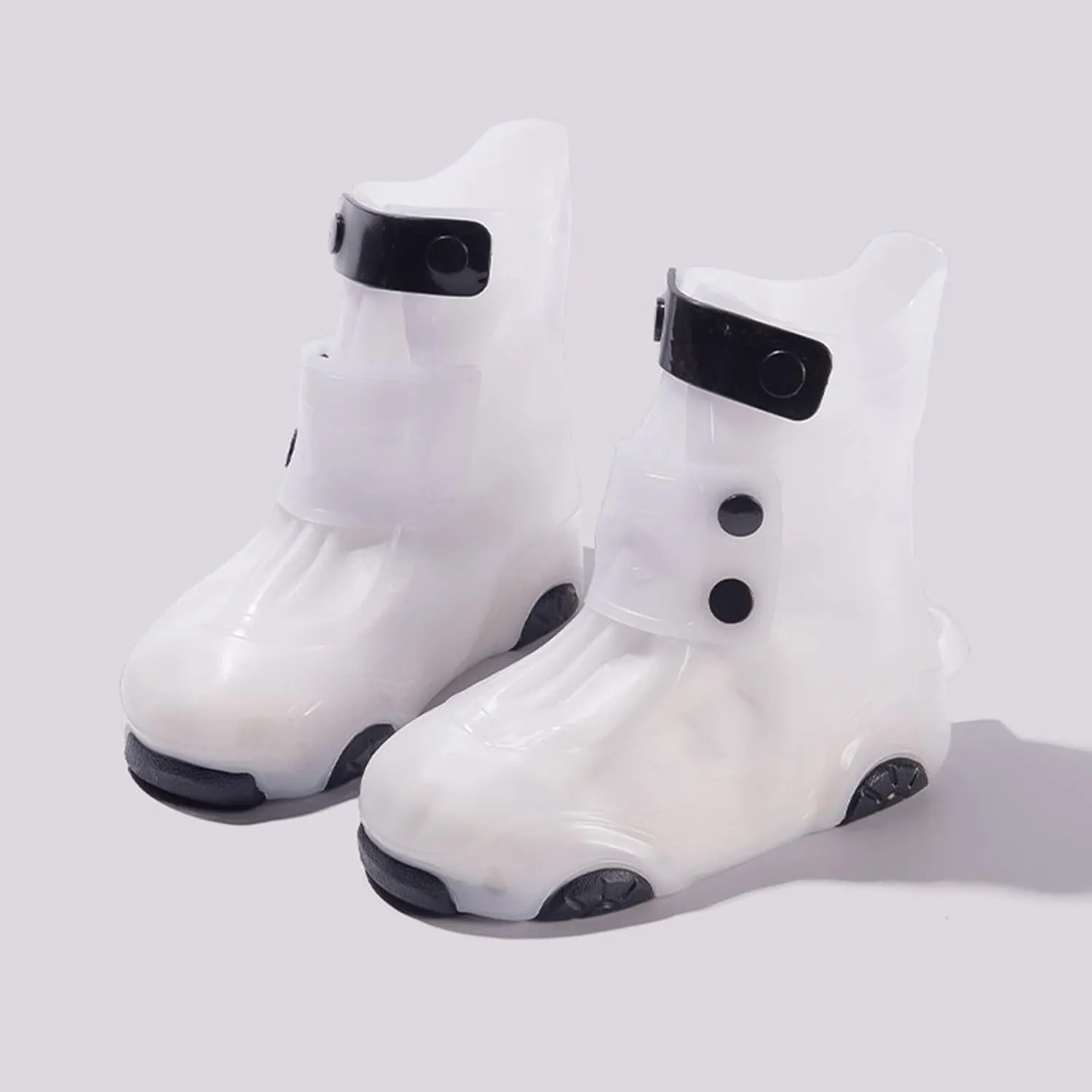 Children Cute Cartoon Fashion Non Slip Rain Boots Shoe Cover Rain Boots Soft Bottom Fashion Rain Boots for Junior