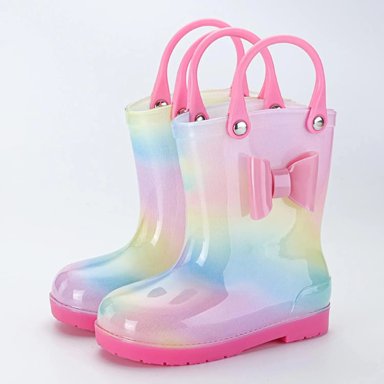 Children Shoes Rain Boots Cartoon Children Rain Boots Boys And Girls Infant Rain Boots Water Rubber Shoes Baby