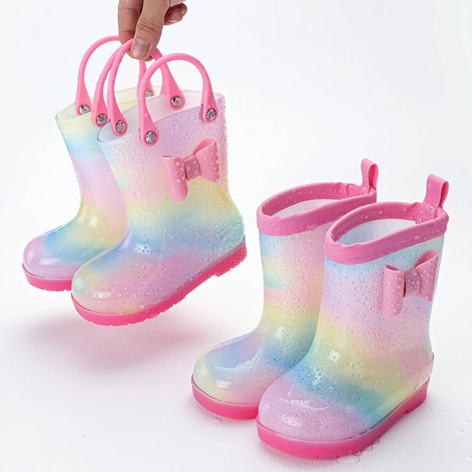 Children Shoes Rain Boots Cartoon Children Rain Boots Boys And Girls Infant Rain Boots Water Rubber Shoes Baby