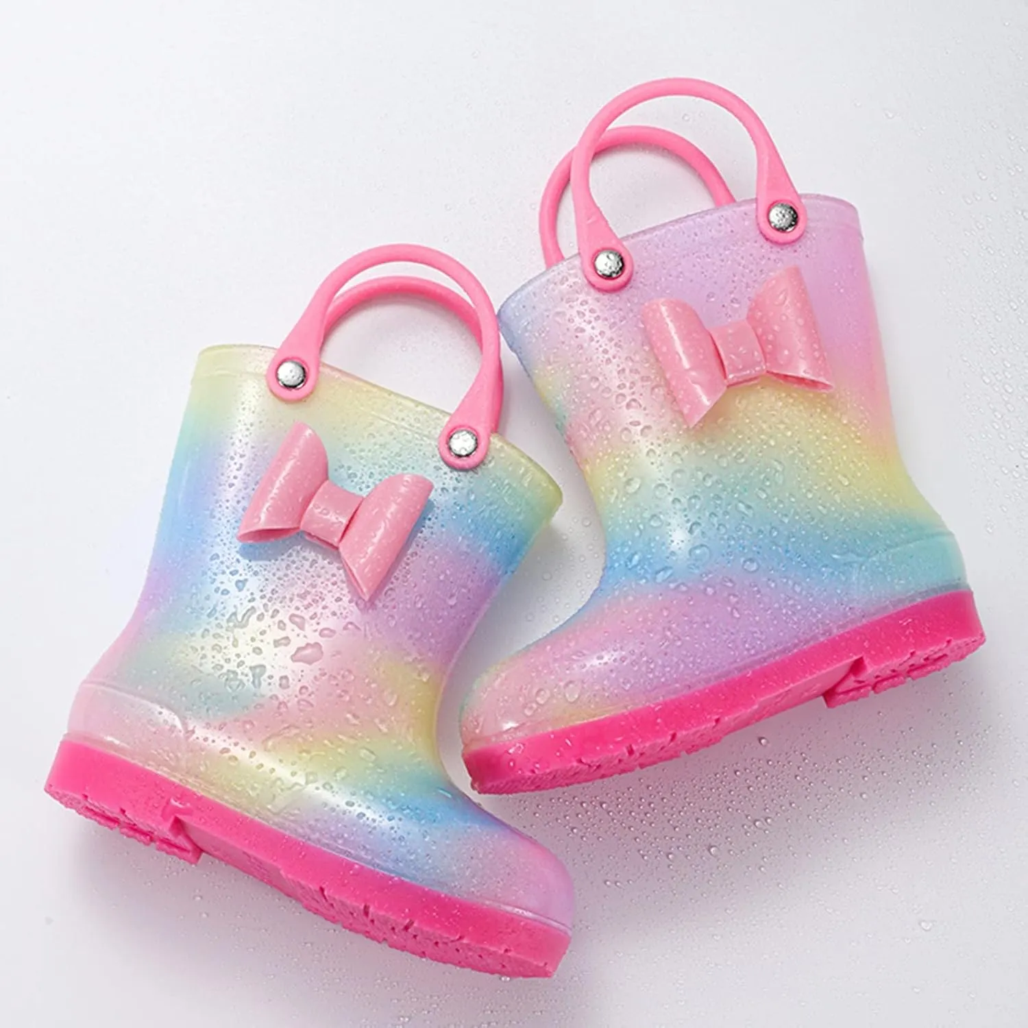 Children Shoes Rain Boots Cartoon Children Rain Boots Boys And Girls Infant Rain Boots Water Rubber Shoes Baby