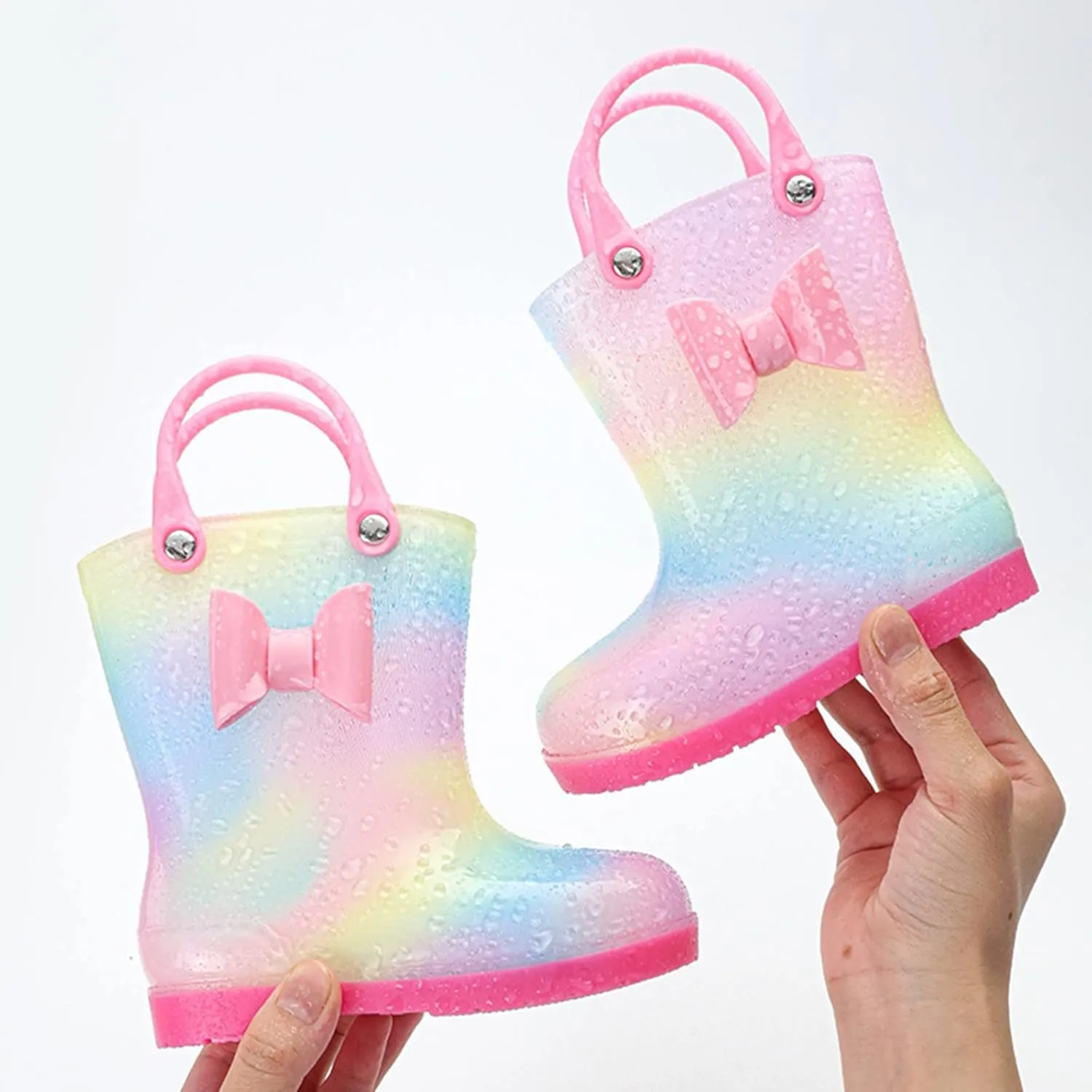 Children Shoes Rain Boots Cartoon Children Rain Boots Boys And Girls Infant Rain Boots Water Rubber Shoes Baby