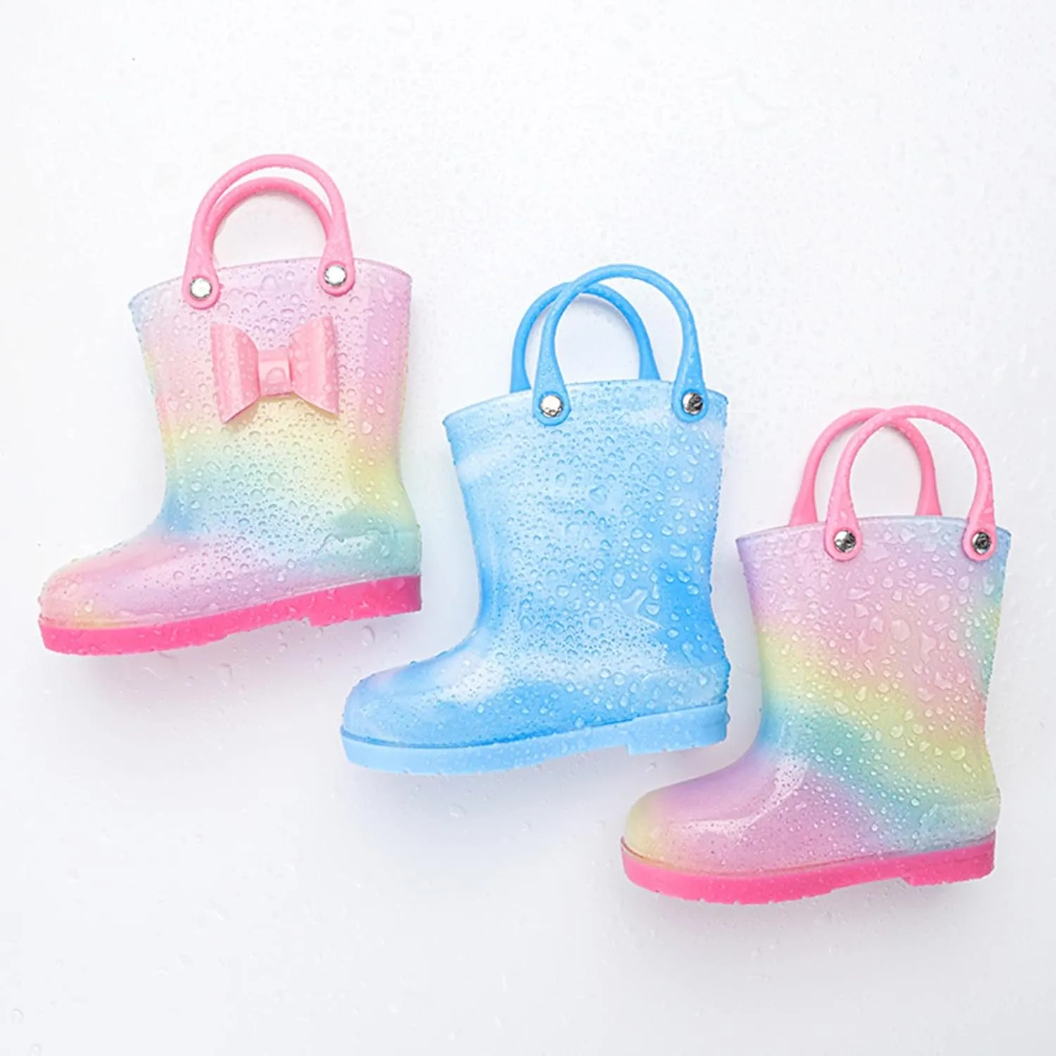 Children Shoes Rain Boots Cartoon Children Rain Boots Boys And Girls Infant Rain Boots Water Rubber Shoes Baby