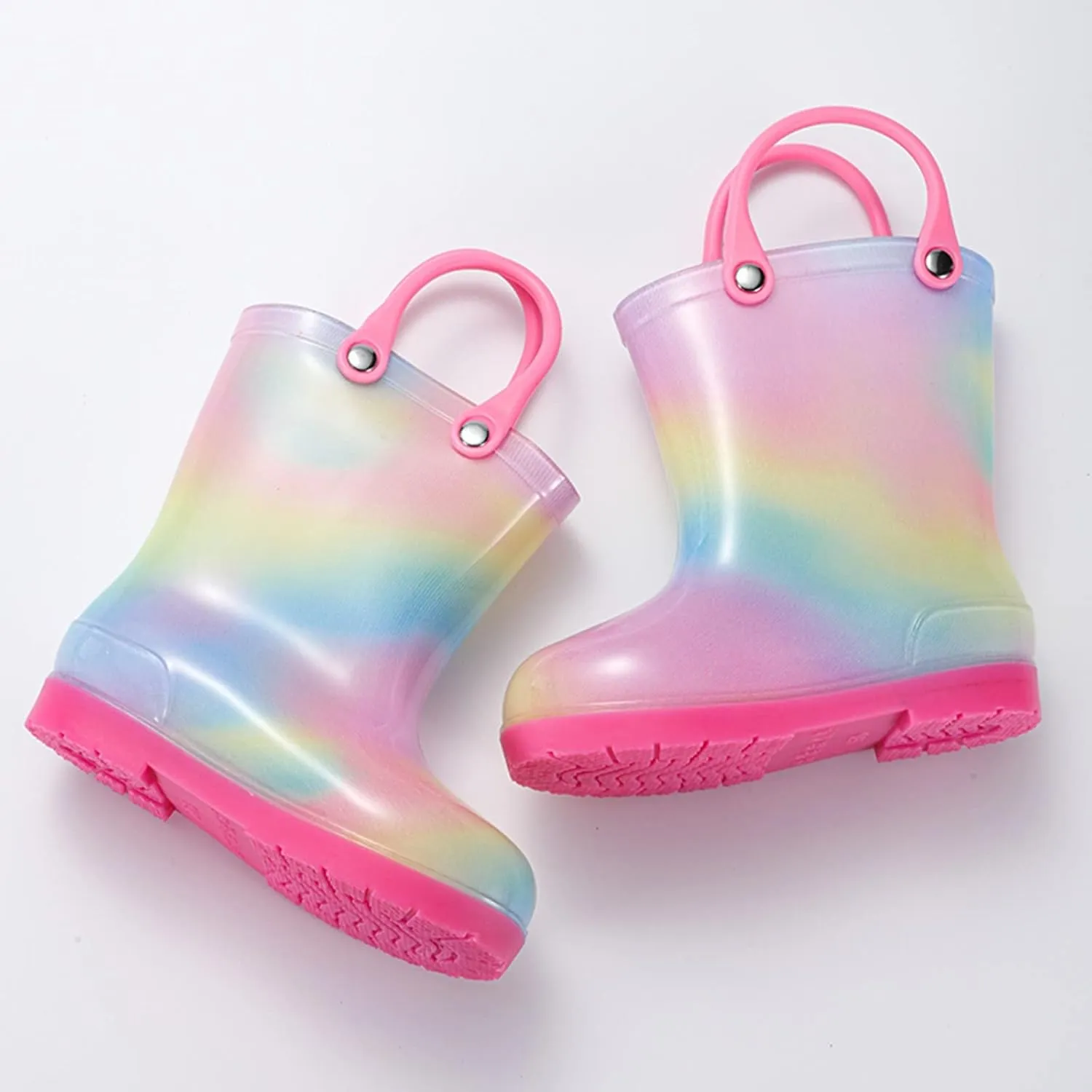 Children Shoes Rain Boots Cartoon Children Rain Boots Boys And Girls Infant Rain Boots Water Rubber Shoes Big Kids