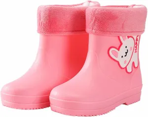 Children's Rain Shoes Rabbit Cartoon Character Rain Shoes Boys And Girls Water Shoes Baby Rain Boots Water Boots