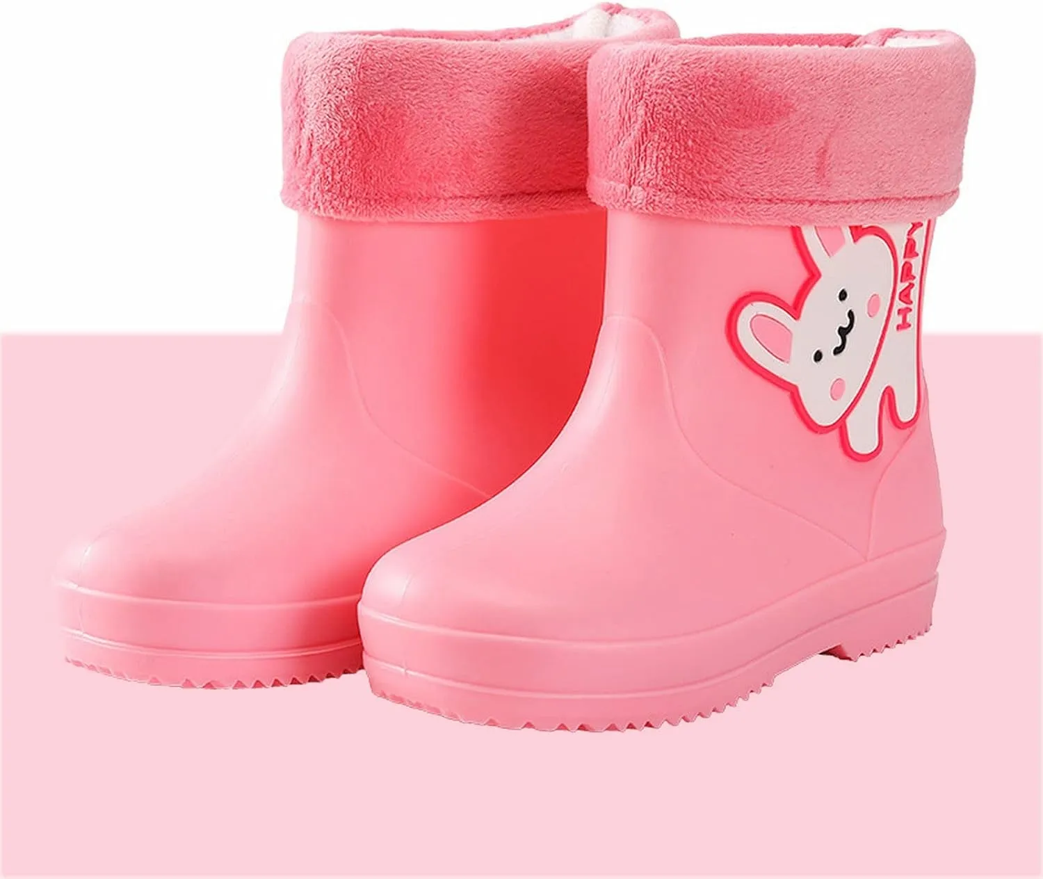 Children's Rain Shoes Rabbit Cartoon Character Rain Shoes Boys And Girls Water Shoes Baby Rain Boots Water Boots