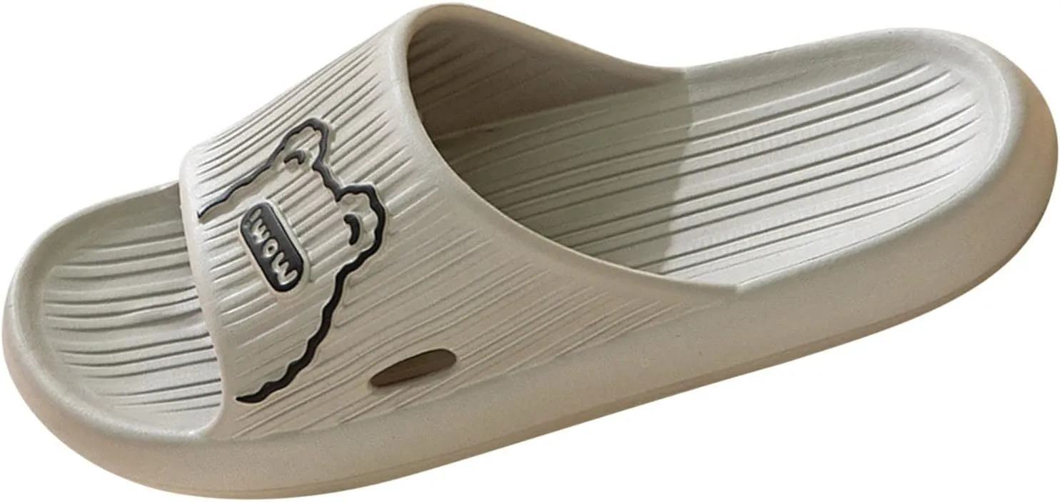 Cloud Slippers for Men Womens Slides Bathroom Slippers Men Slides for Women Lightweight Spa Public