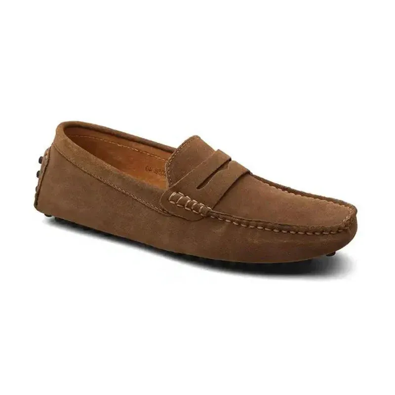 Columbus | Suede Driver Loafers