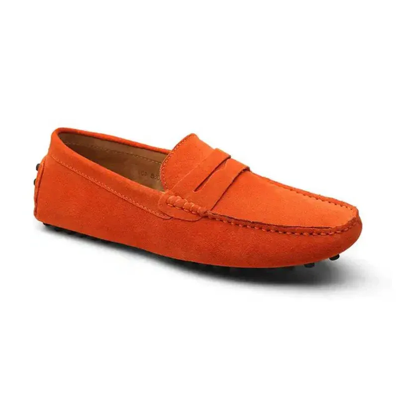 Columbus | Suede Driver Loafers
