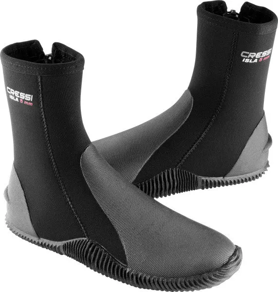 Cressi Isla 5mm Boots Black/Black for Warm Feet No Matter What Water Sports Activity You Love