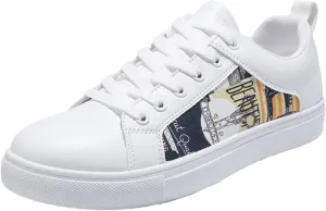 CsgrFagr Men Retro All Casual Shoes Small White Shoes Trendy Shoes Skate Shoe Dudes for Men Boots (Yellow, 9)