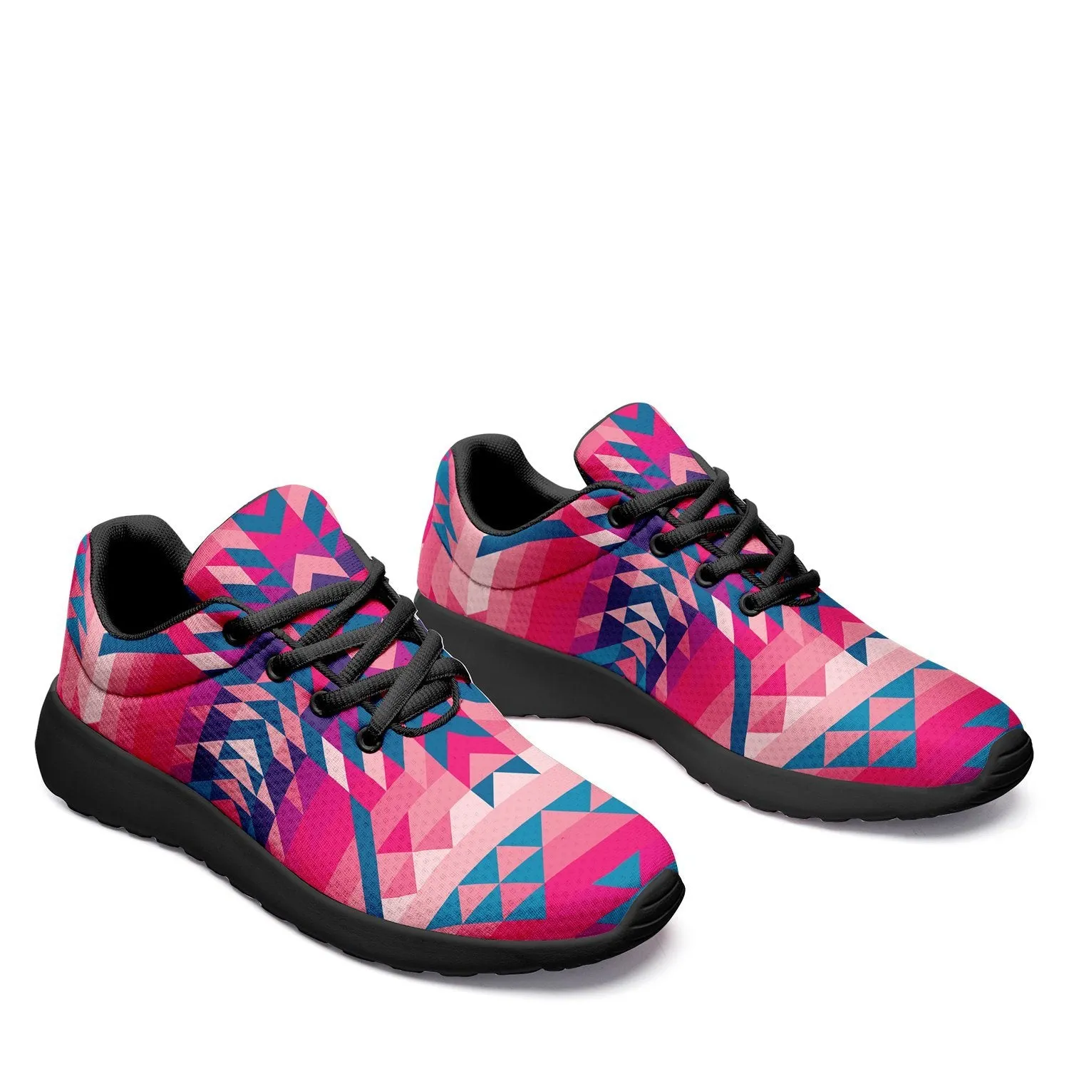 Desert Geo Blue Ikkaayi Sport Sneakers