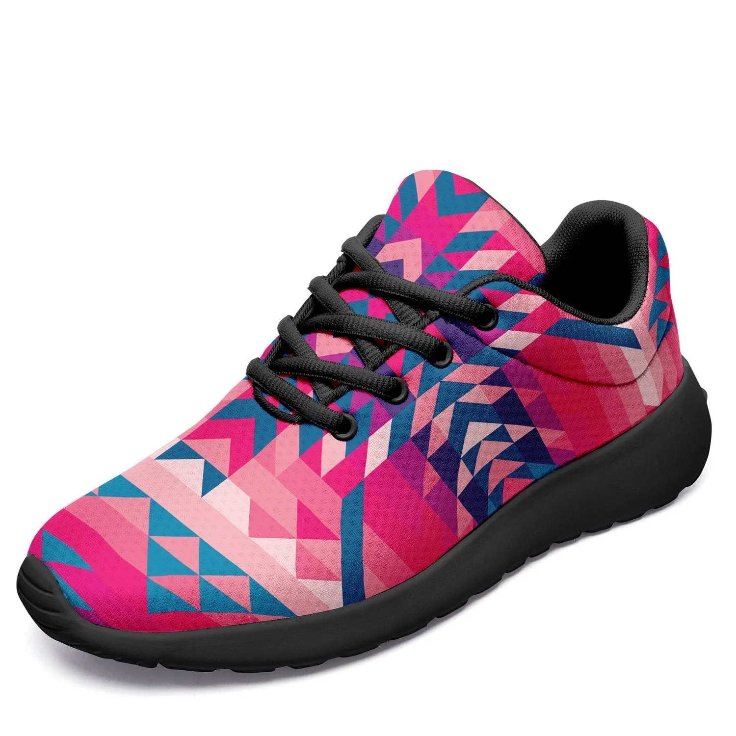 Desert Geo Blue Ikkaayi Sport Sneakers