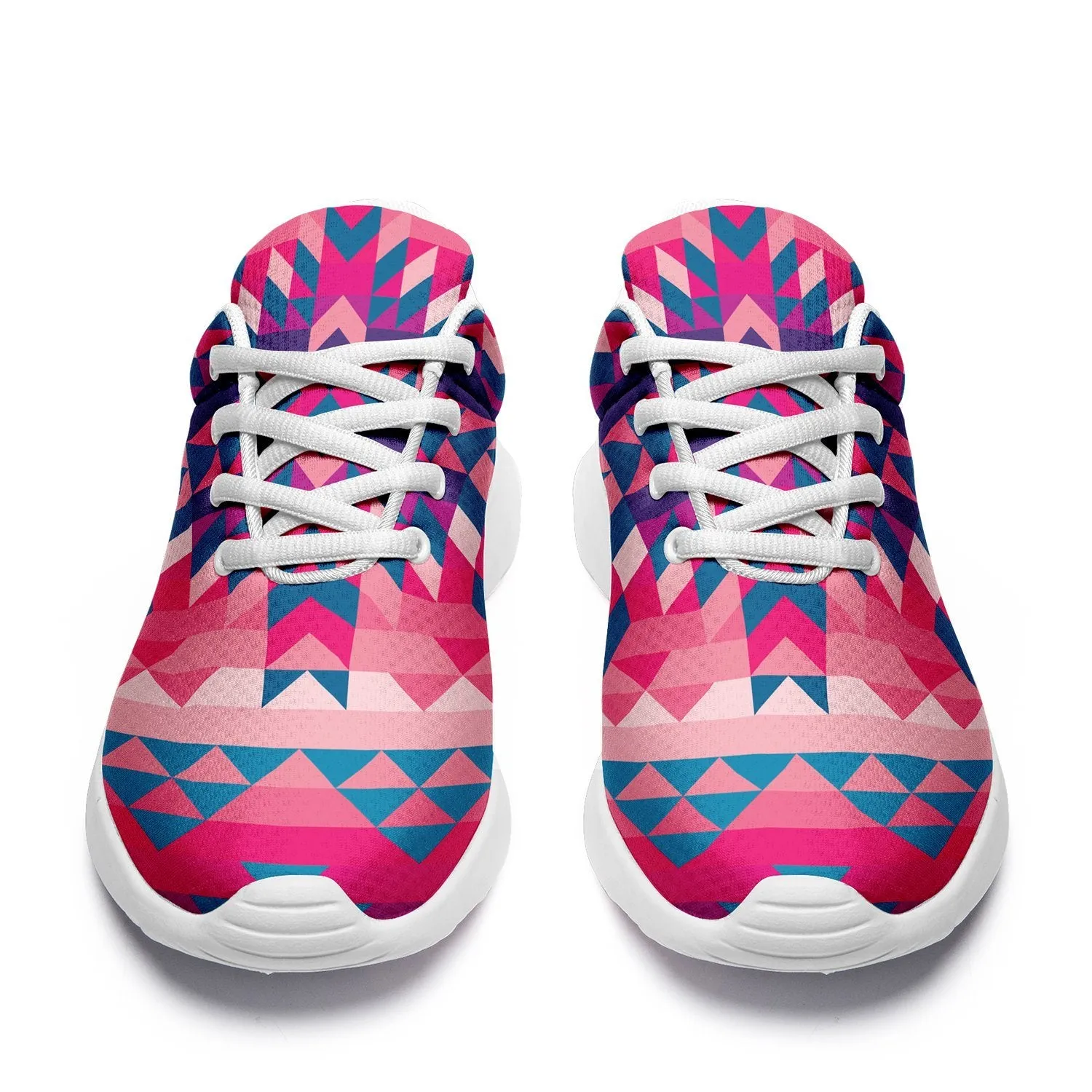 Desert Geo Blue Ikkaayi Sport Sneakers