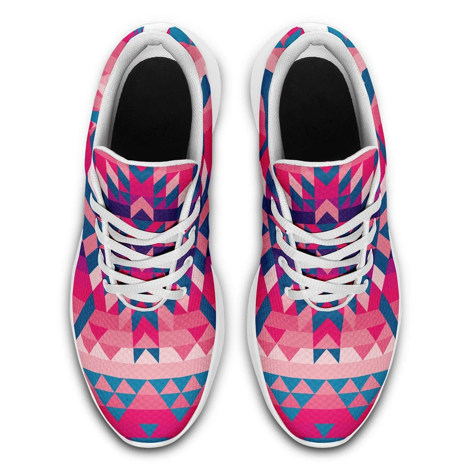 Desert Geo Blue Ikkaayi Sport Sneakers