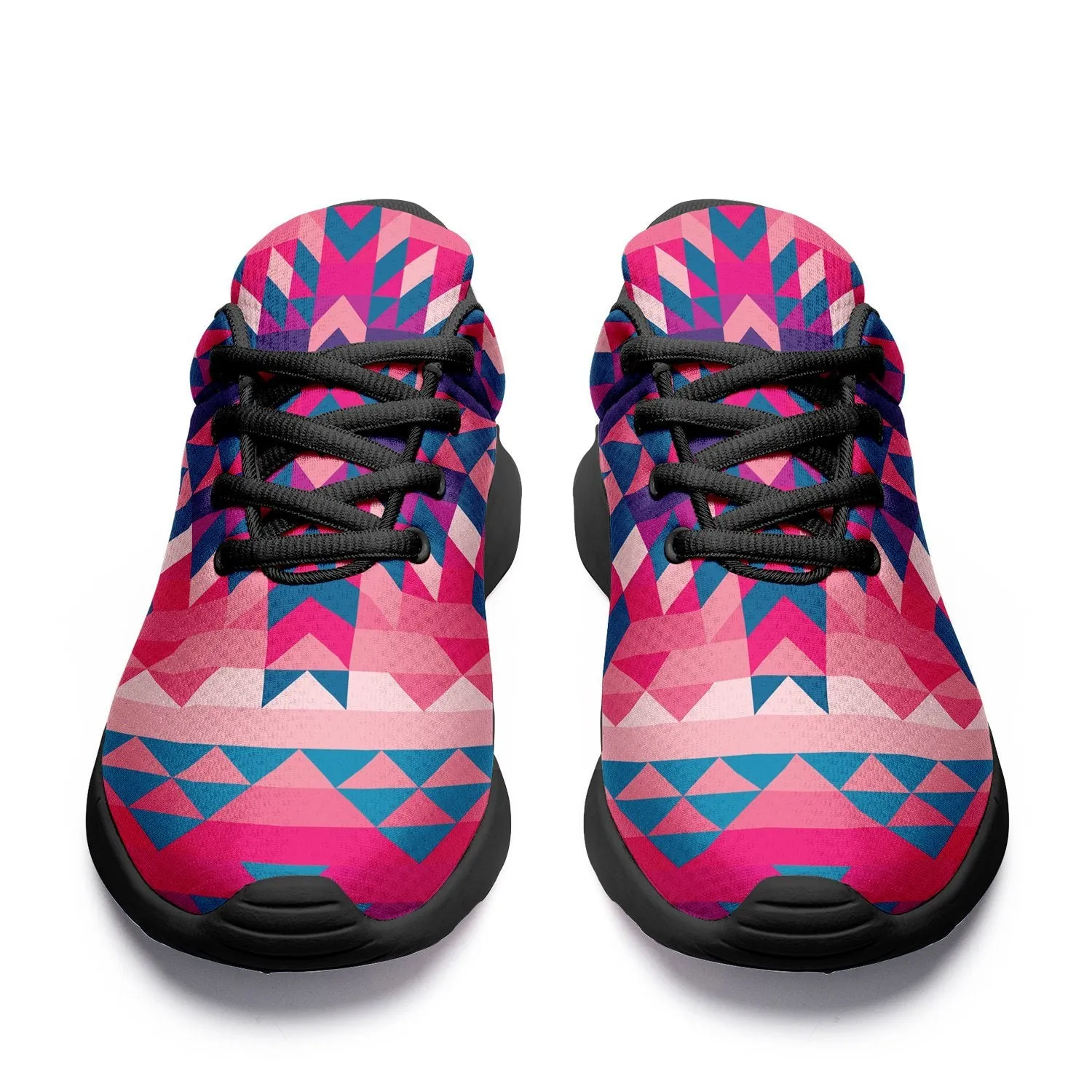 Desert Geo Blue Ikkaayi Sport Sneakers