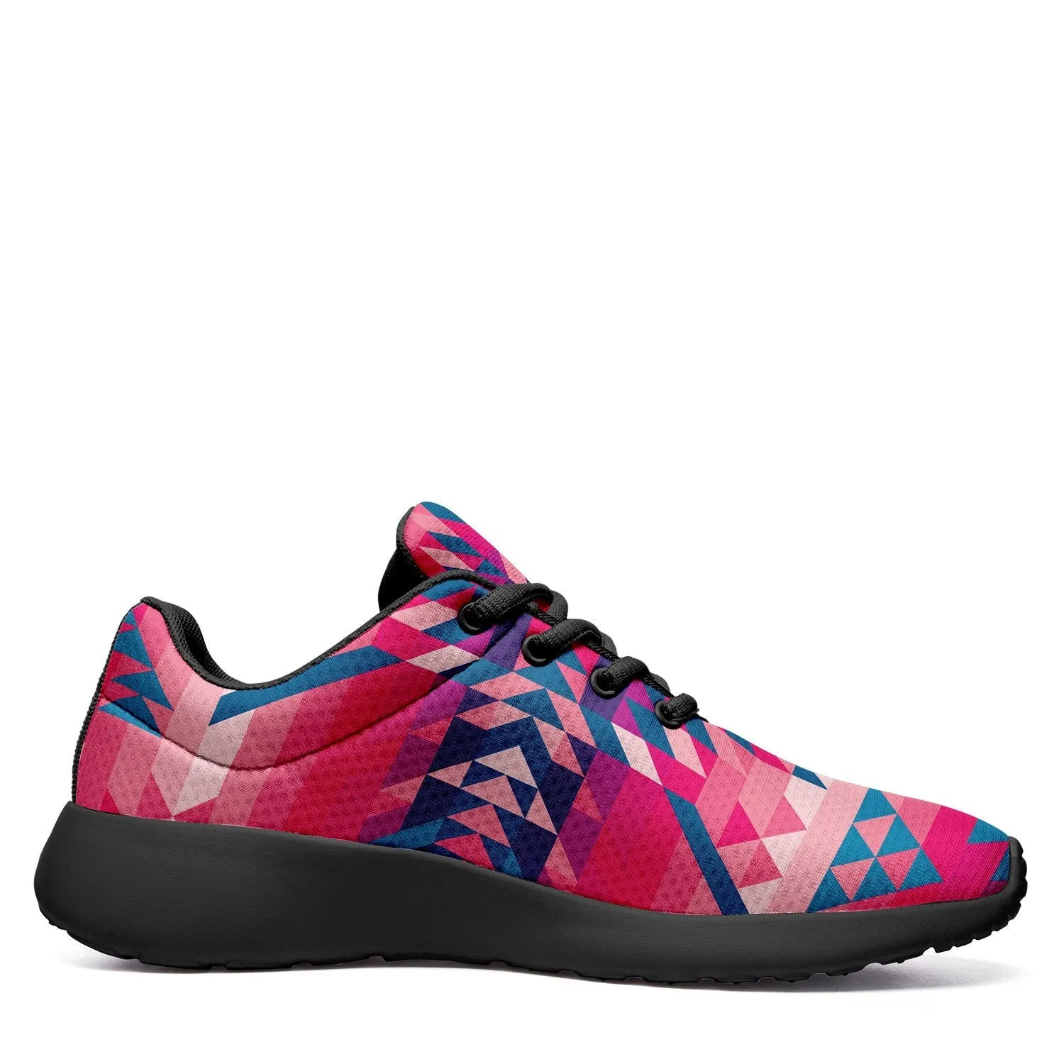 Desert Geo Blue Ikkaayi Sport Sneakers