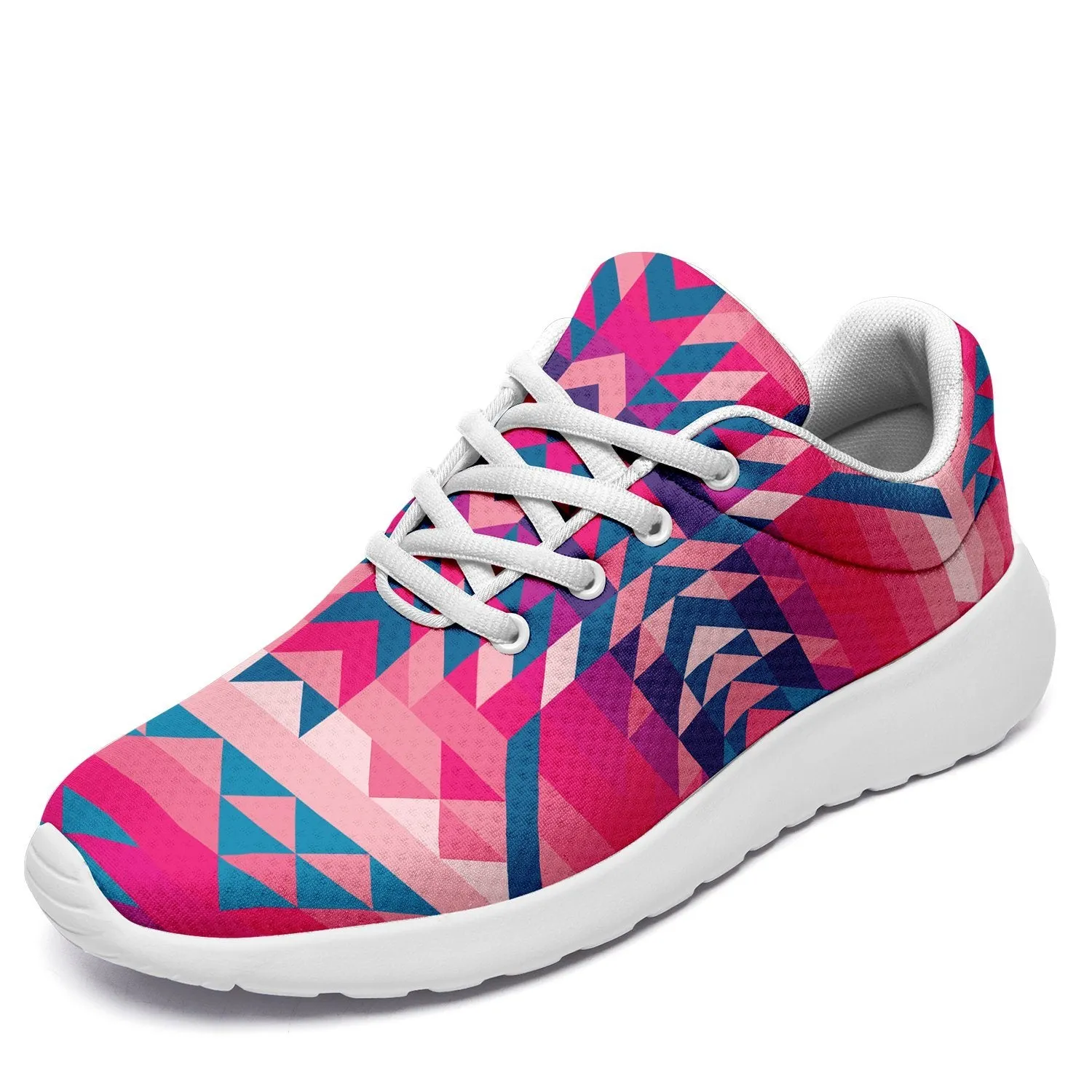 Desert Geo Blue Ikkaayi Sport Sneakers