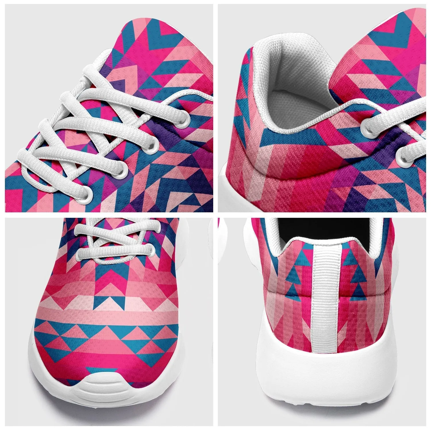 Desert Geo Blue Ikkaayi Sport Sneakers