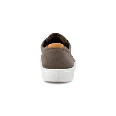 Ecco Men's Soft 7 Lace Sneakers- Dark Clay/ Lion