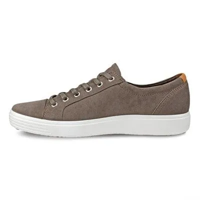 Ecco Men's Soft 7 Lace Sneakers- Dark Clay/ Lion