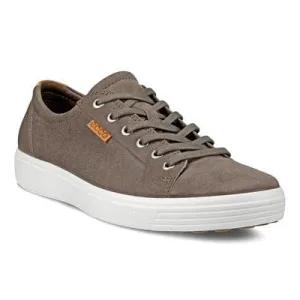 Ecco Men's Soft 7 Lace Sneakers- Dark Clay/ Lion