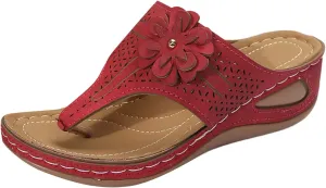 Eduavar Sandals Women Soft Cushion Footbed Arch Support Flip Flop Comfortable Casual Summer Beach Lightweight Thong Sandals