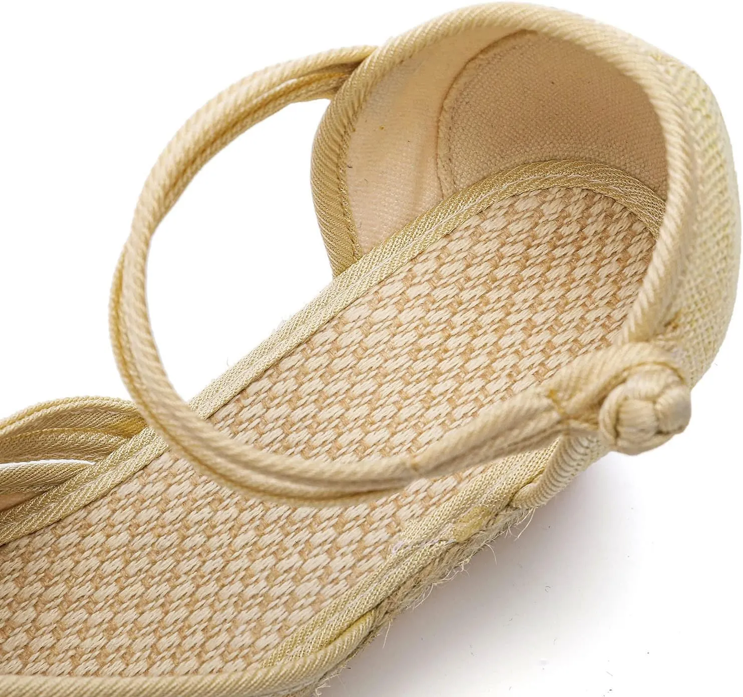 Eduavar Womens Sandals Summer Wedge Orthopedic Sandals with Arch Support Closed Toe Platform Ankle Strap Beach Walking Shoes