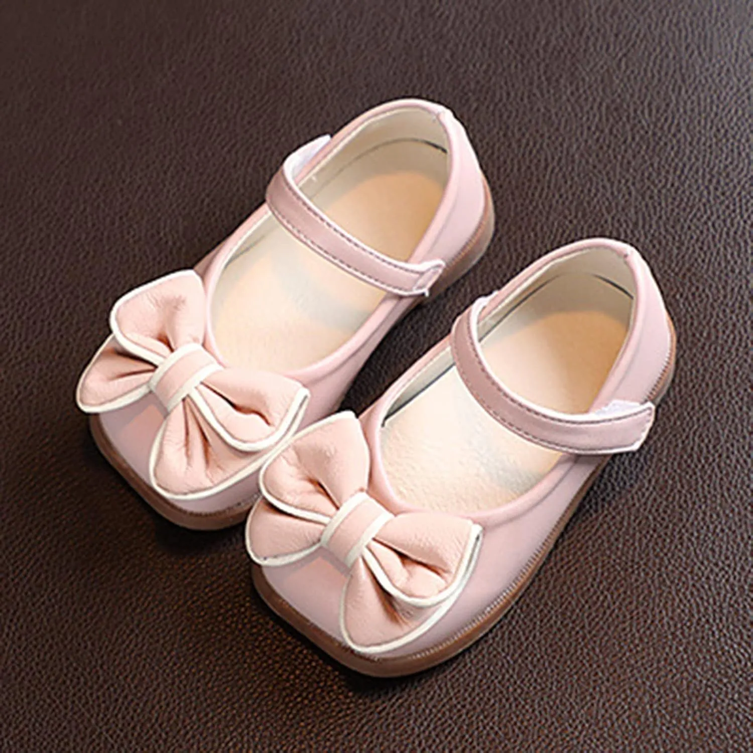 Girls Sandals Children Shoes Bow Hook Loop Princess Shoes Dance Shoes baby girl spring dress