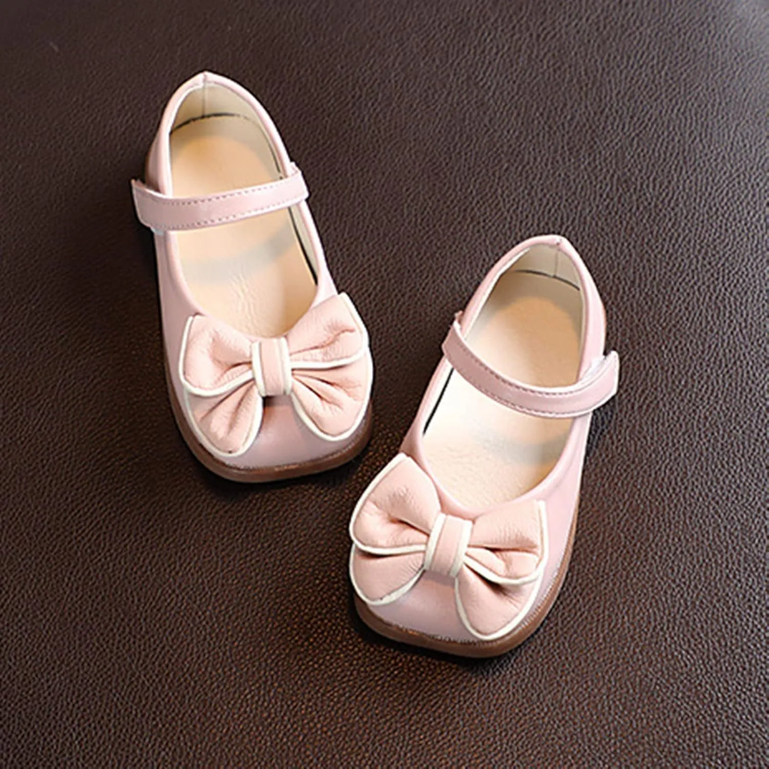Girls Sandals Children Shoes Bow Hook Loop Princess Shoes Dance Shoes baby girl spring dress