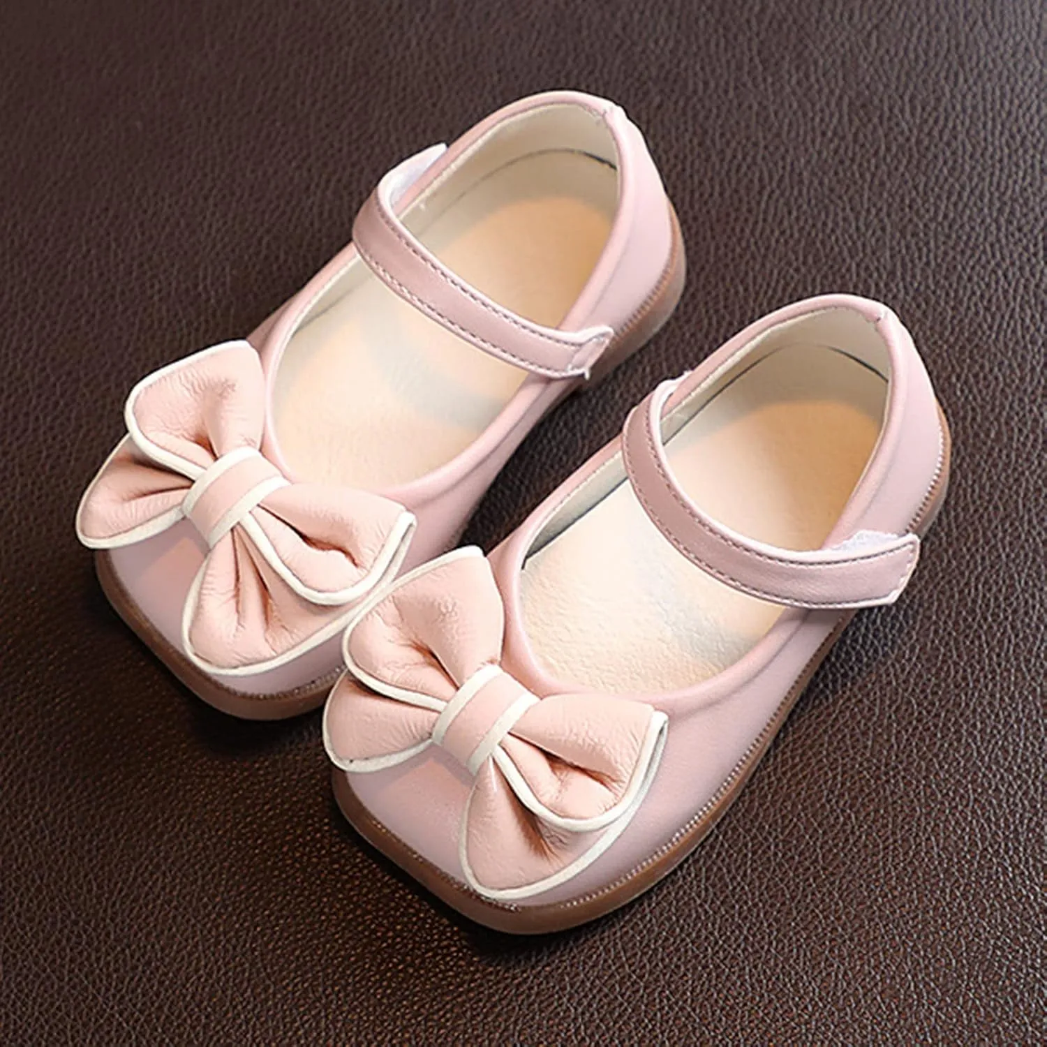 Girls Sandals Children Shoes Bow Hook Loop Princess Shoes Dance Shoes baby girl spring dress
