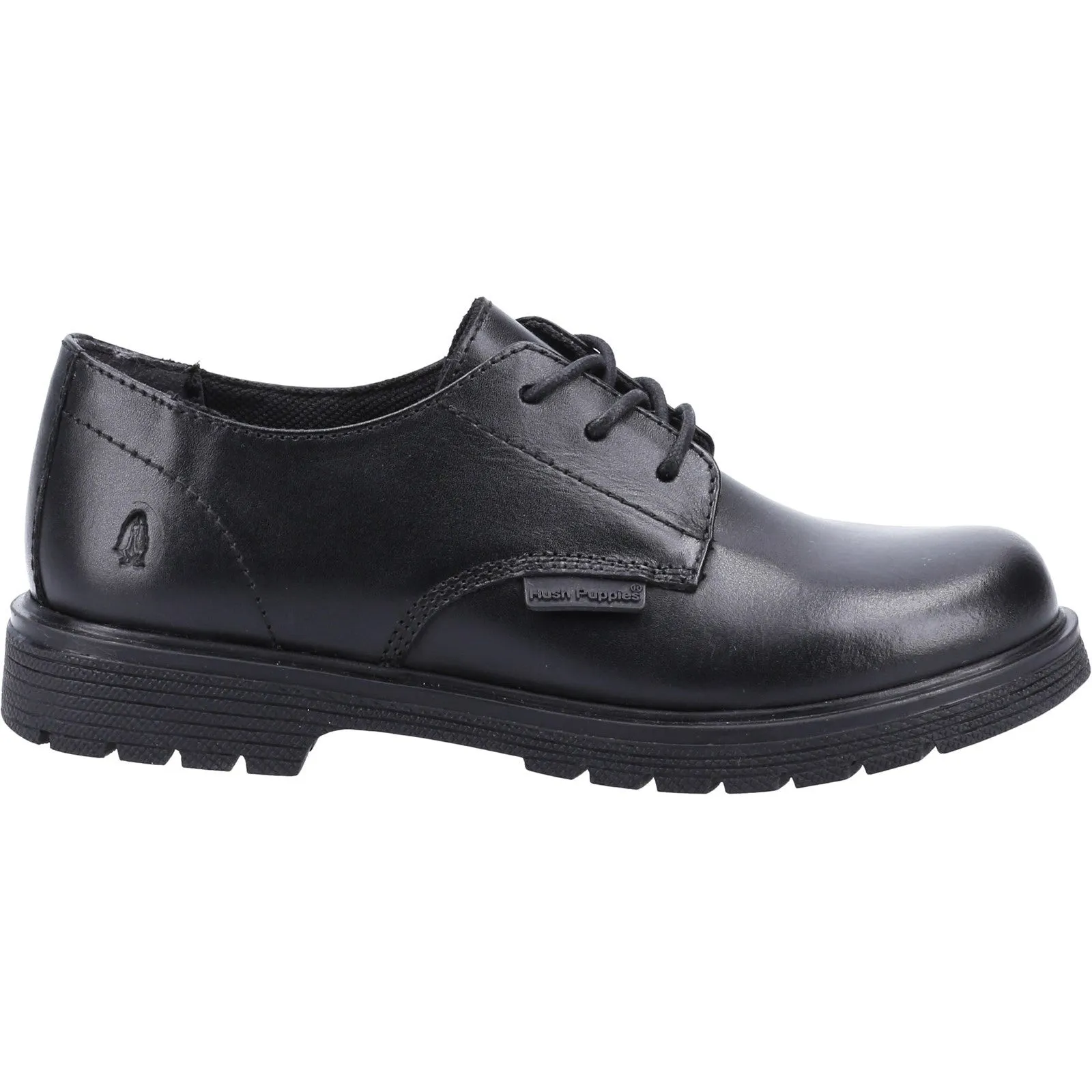 Hush Puppies Girls Remi School Shoes - Black