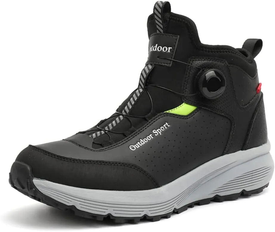 JITUUE Experience the Ultimate Comfort in Men's Hiking Boots Waterproof Leather Shoes Men for Outdoor Adventures Ankle Boot