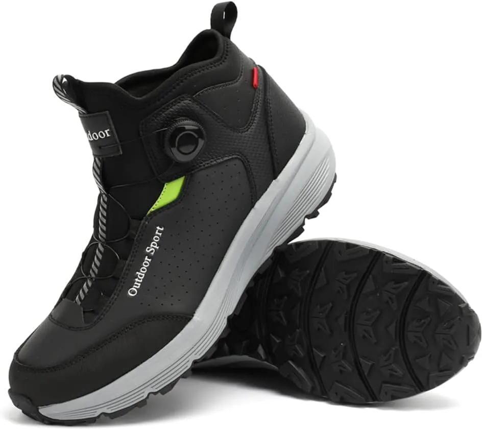 JITUUE Experience the Ultimate Comfort in Men's Hiking Boots Waterproof Leather Shoes Men for Outdoor Adventures Ankle Boot