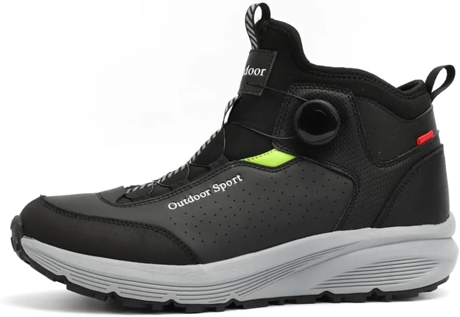 JITUUE Experience the Ultimate Comfort in Men's Hiking Boots Waterproof Leather Shoes Men for Outdoor Adventures Ankle Boot