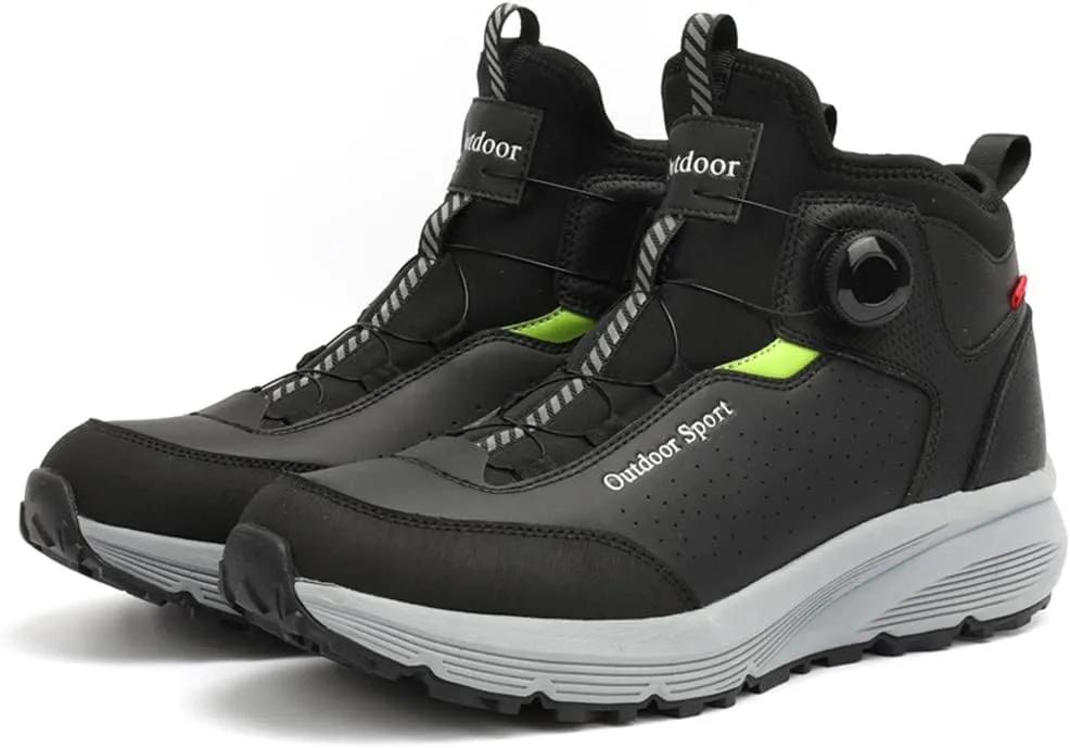 JITUUE Experience the Ultimate Comfort in Men's Hiking Boots Waterproof Leather Shoes Men for Outdoor Adventures Ankle Boot