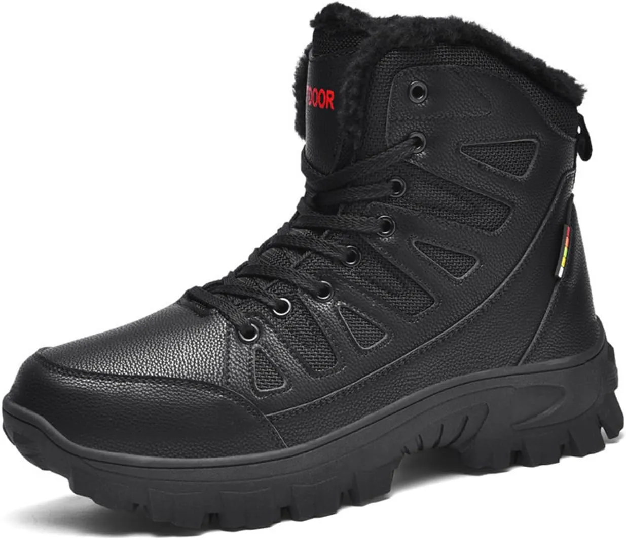 Kervaky Men's snow boots Mountaineering boots Hiking boots Military tactical boots Work boots Outdoor Lightweight Warm boots