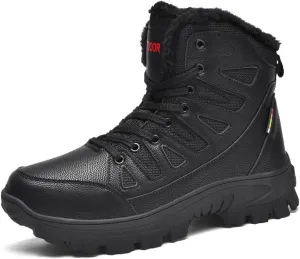Kervaky Men's snow boots Mountaineering boots Hiking boots Military tactical boots Work boots Outdoor Lightweight Warm boots